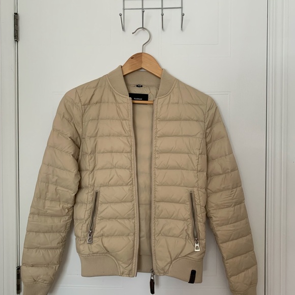Rudsak beige puffer bomber jacket - Picture 1 of 4